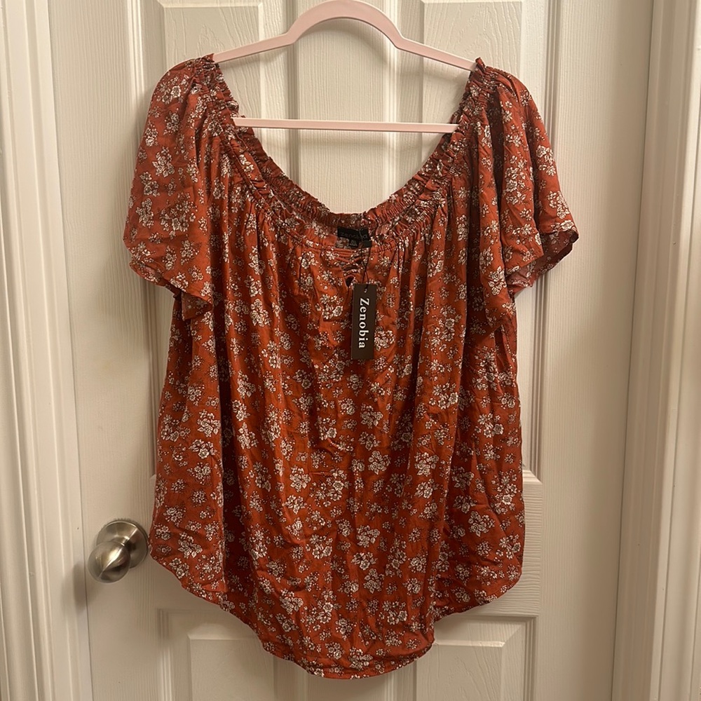 Off the shoulder blouse